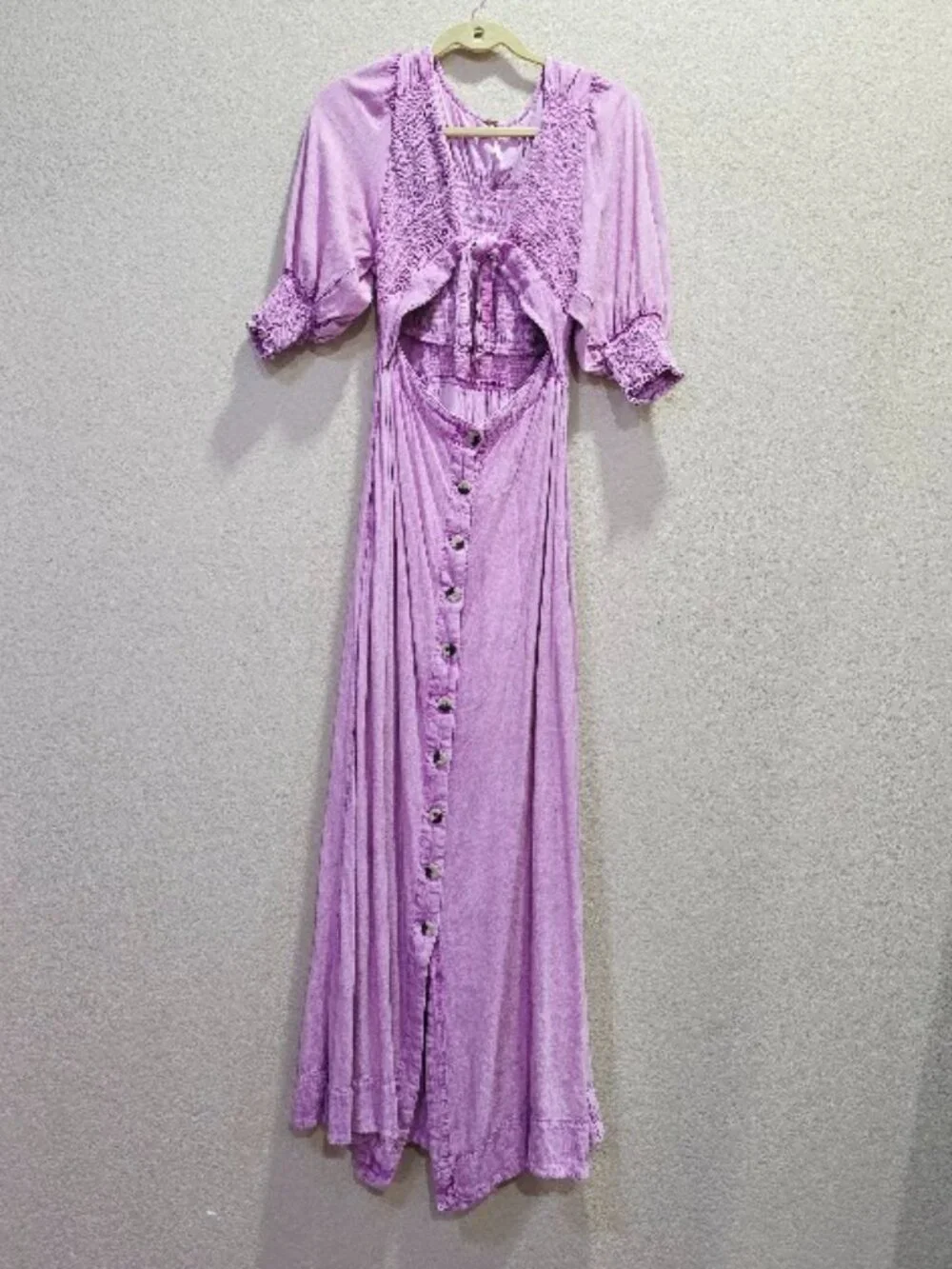 Free People String Of Hearts Maxi Dress In Pink Size M